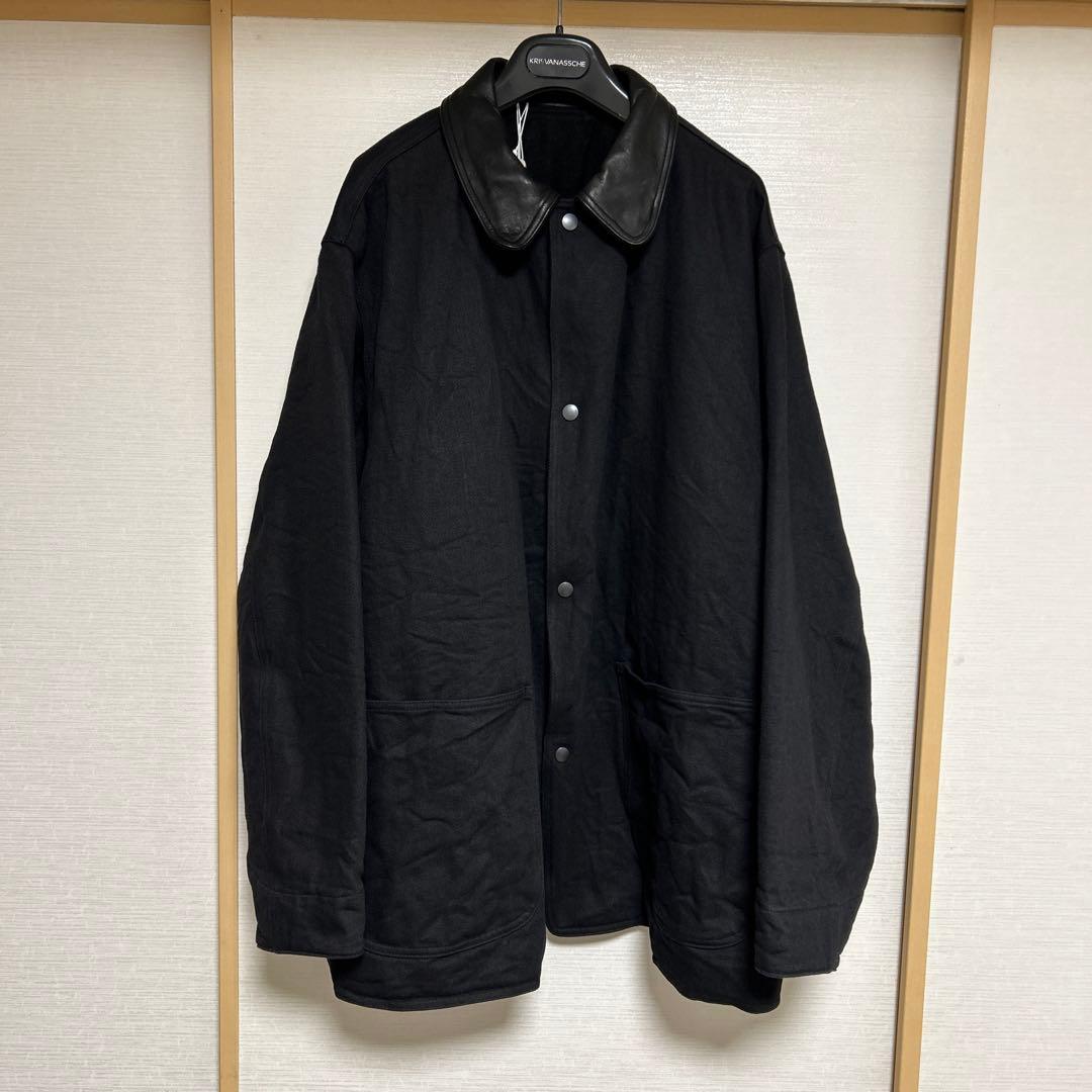 COMOLI デニムレザーワークジャケット サイズ３ 25AW