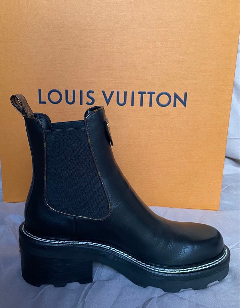 ルイヴィトン LOUIS VUITTON ボブール アンクル サイドゴアブーツ