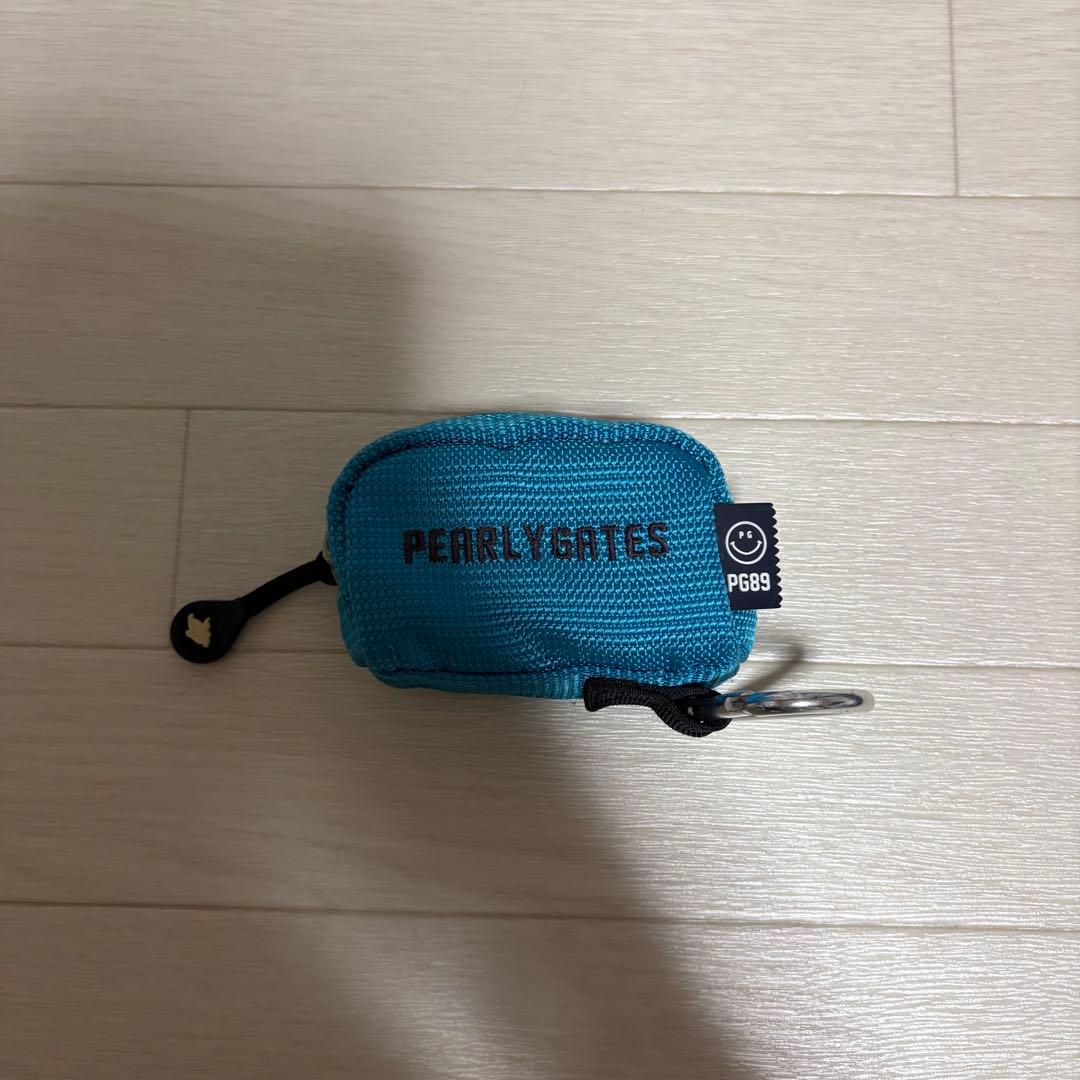 PEARLY GATES パーリーゲイツ カートバッグ ポーチ付き ブルー