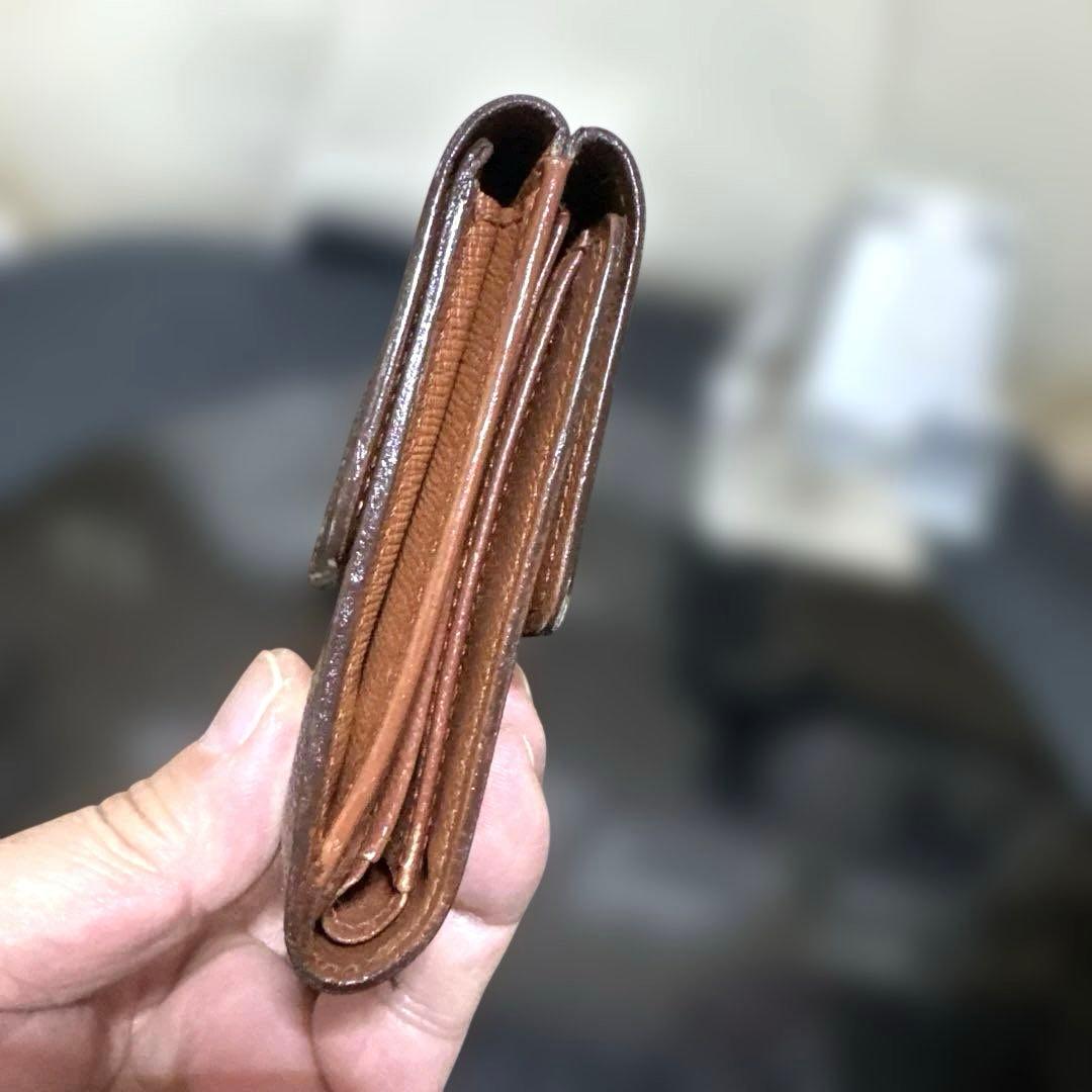 ⑩★在庫セール/優良品♪モノグラム Wホック折財布