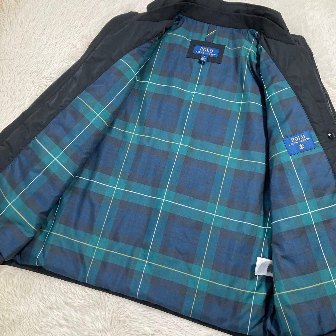 ポロラルフローレン ジップアップ ジャケット スタンド ポニーロゴ 中綿入り