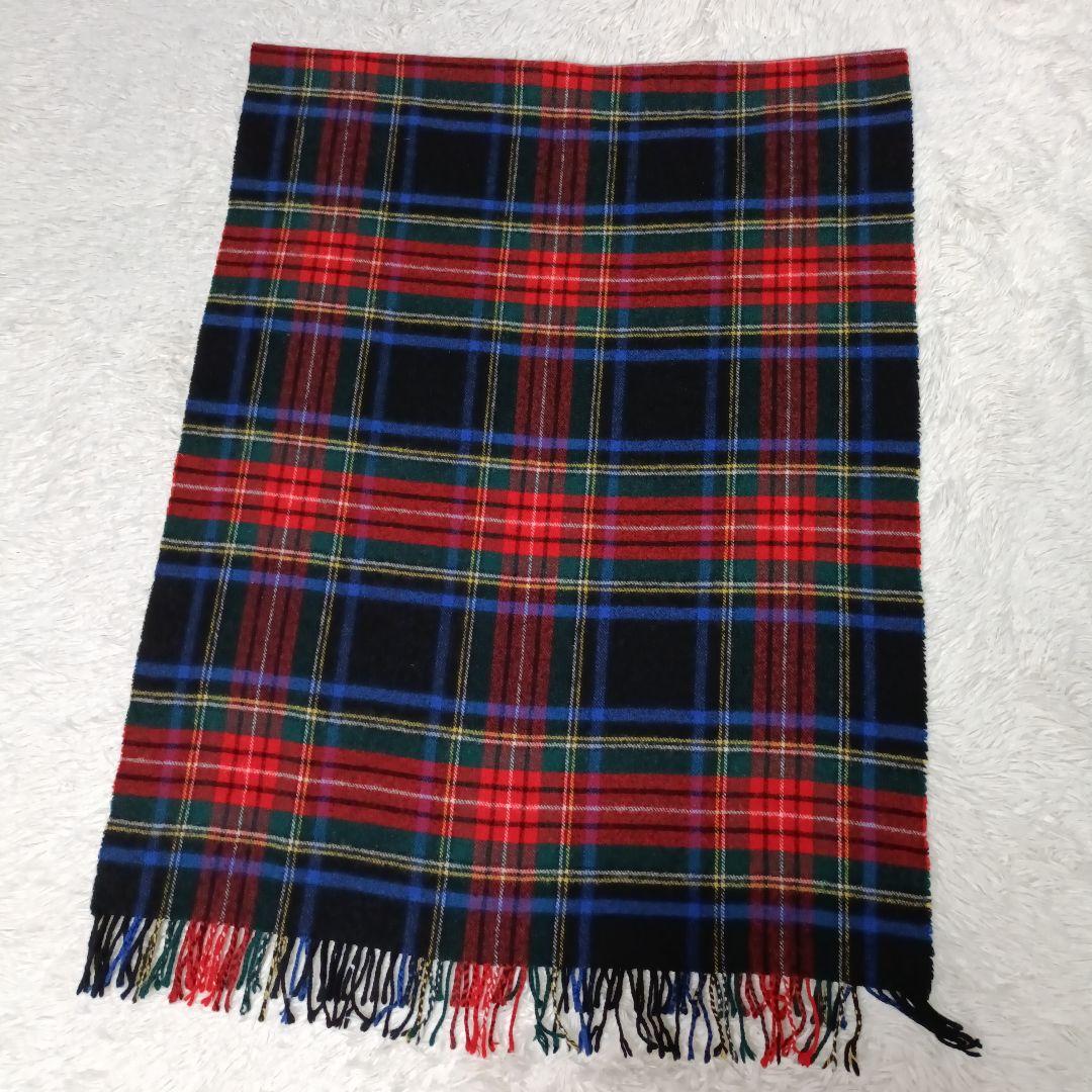 美品■Traditional Weatherwear 大判 ストール チェック柄