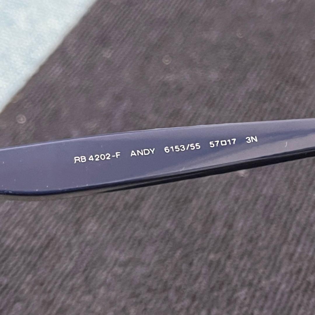 RB 4202-F 6153/55 レイバン　ネイビー