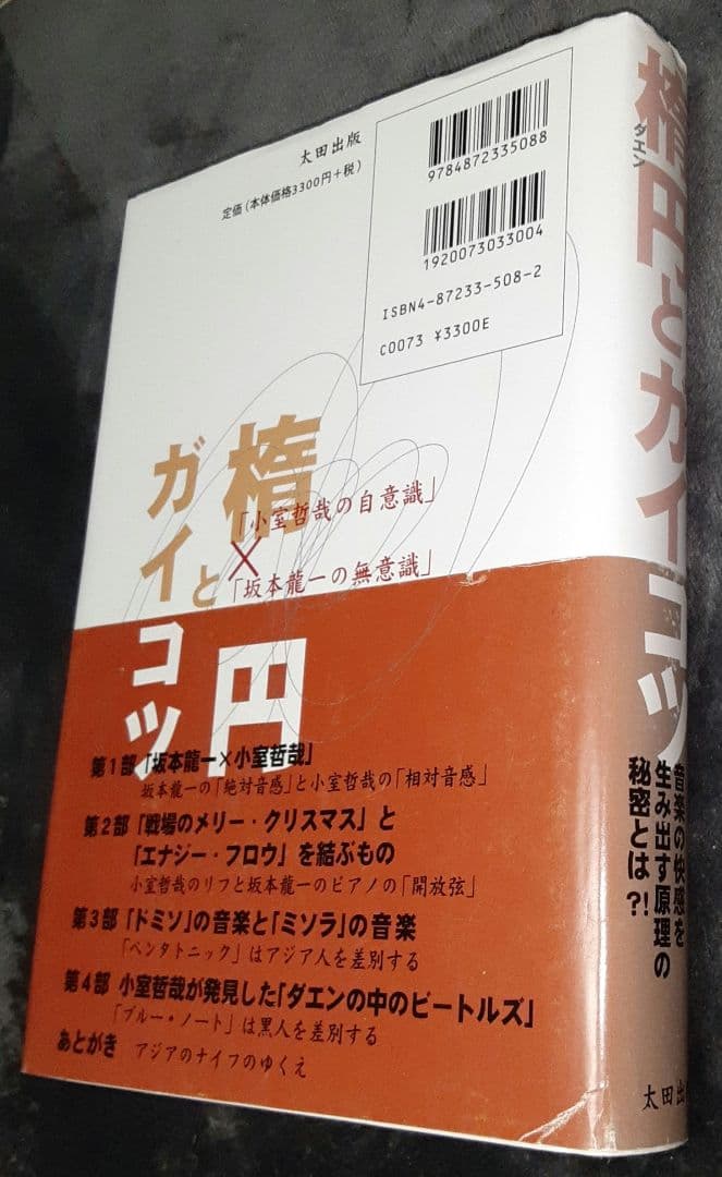 楕円とガイコツ : 「小室哲哉の自意識」×「坂本龍一の無意識」