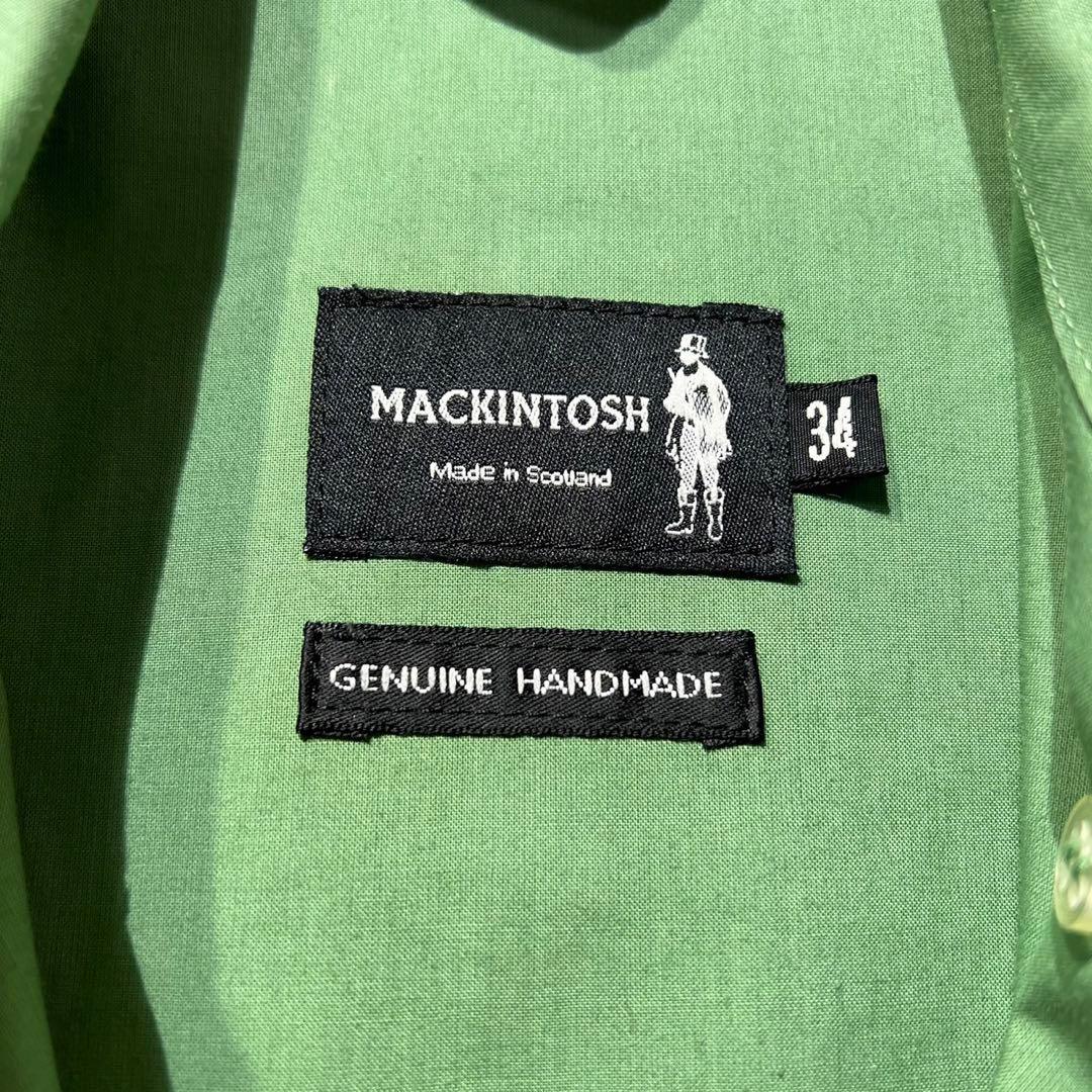 希少 マッキントッシュ ショートスプリングコート ステンカラー コート ゴム引き