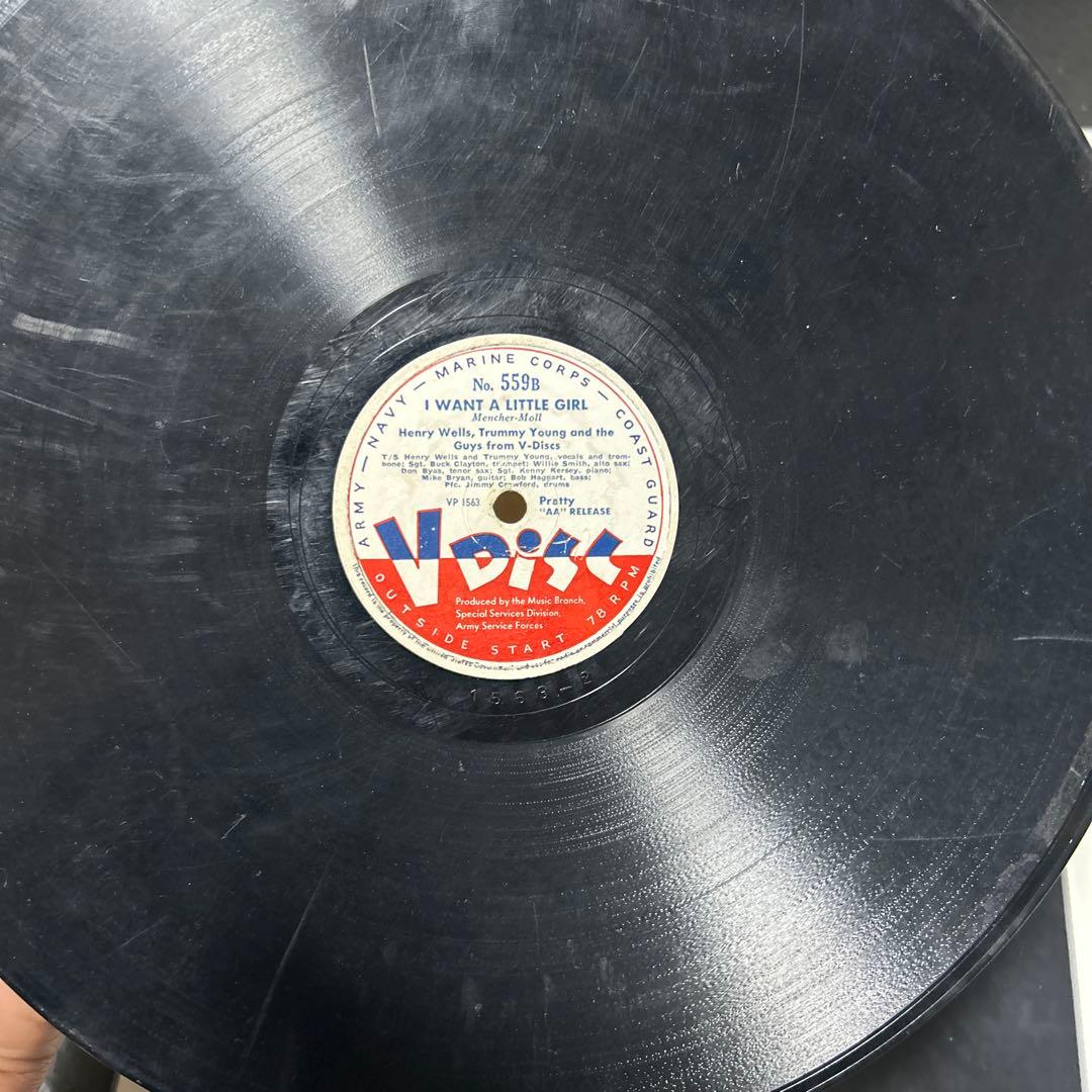②ジャズのV-Disc 6枚セット！SPレコード、SP盤、戦時中