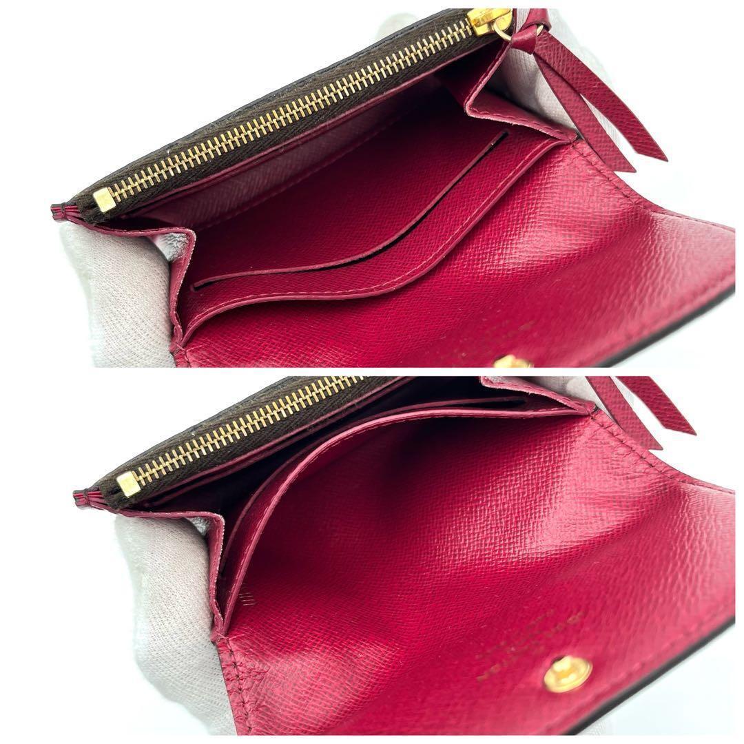 LOUIS VUITTON ルイヴィトン ポルトモネ ロザリ フーシャ