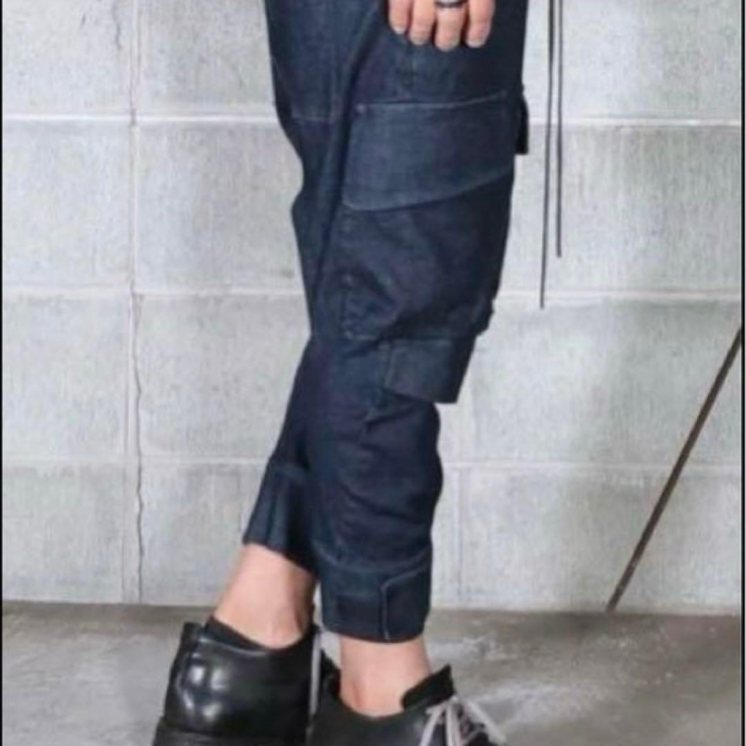 A.F_ ARTEFACT _クロップドカーゴデニムパンツ　サルエル