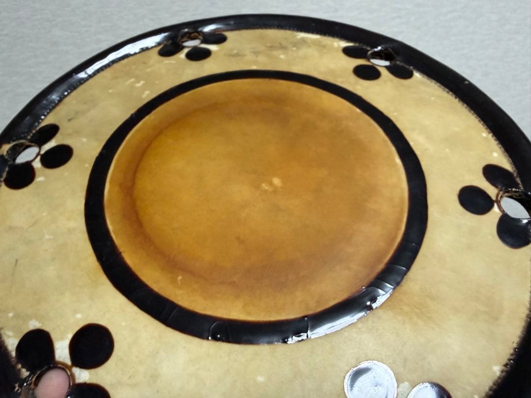 マ*コ様 和楽器 小鼓　革　中古　古革　鼓