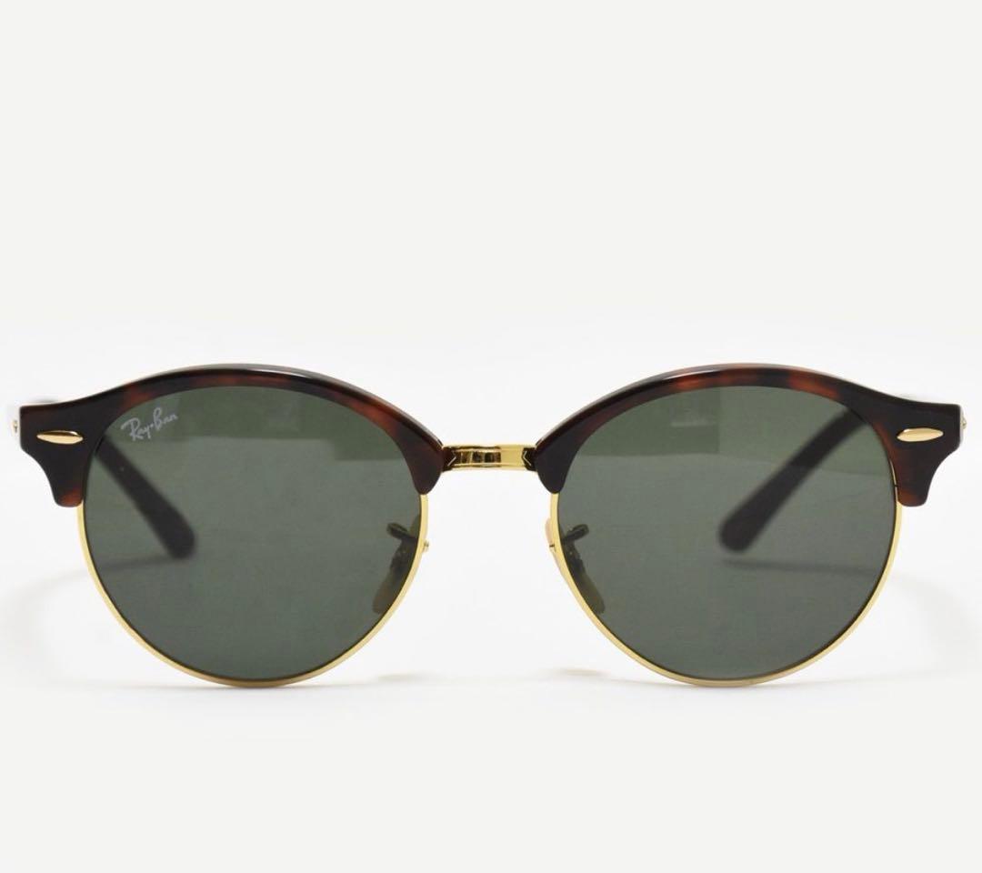 Ray-Ban べっ甲 クラブラウンド ポリッシュ レッドバナナ