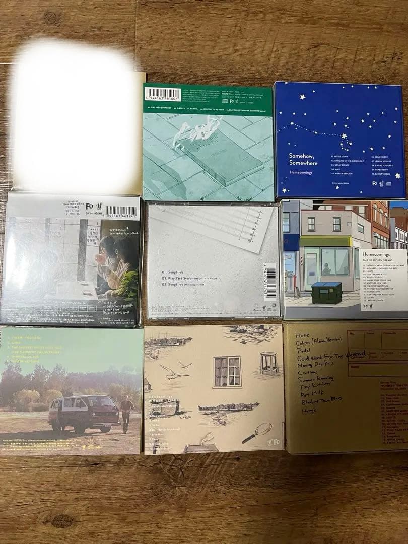 comings　ＣＤ8枚セット(1枚サイン付き)ピック付