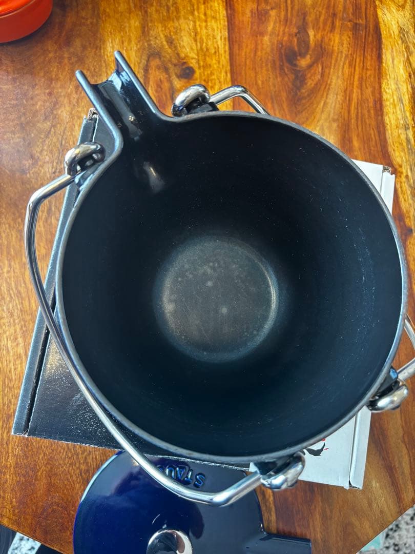 STAUB round teapot THEIERE ダークブルーやかんストウブ
