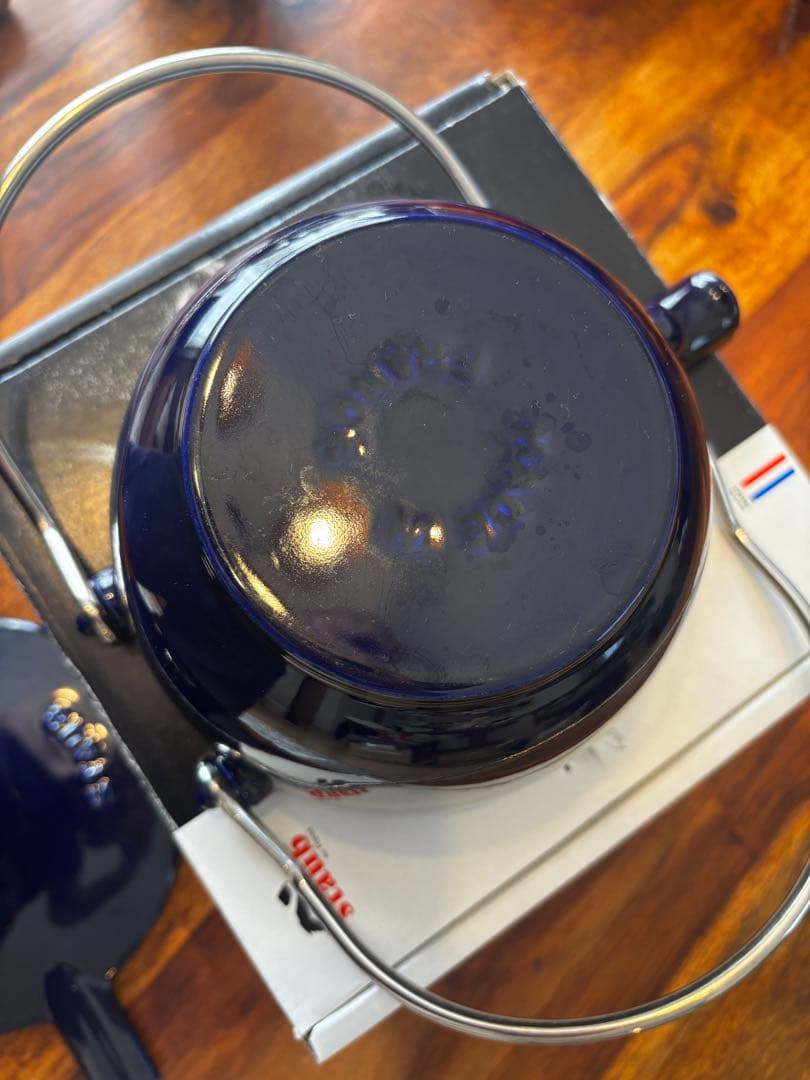 STAUB round teapot THEIERE ダークブルーやかんストウブ