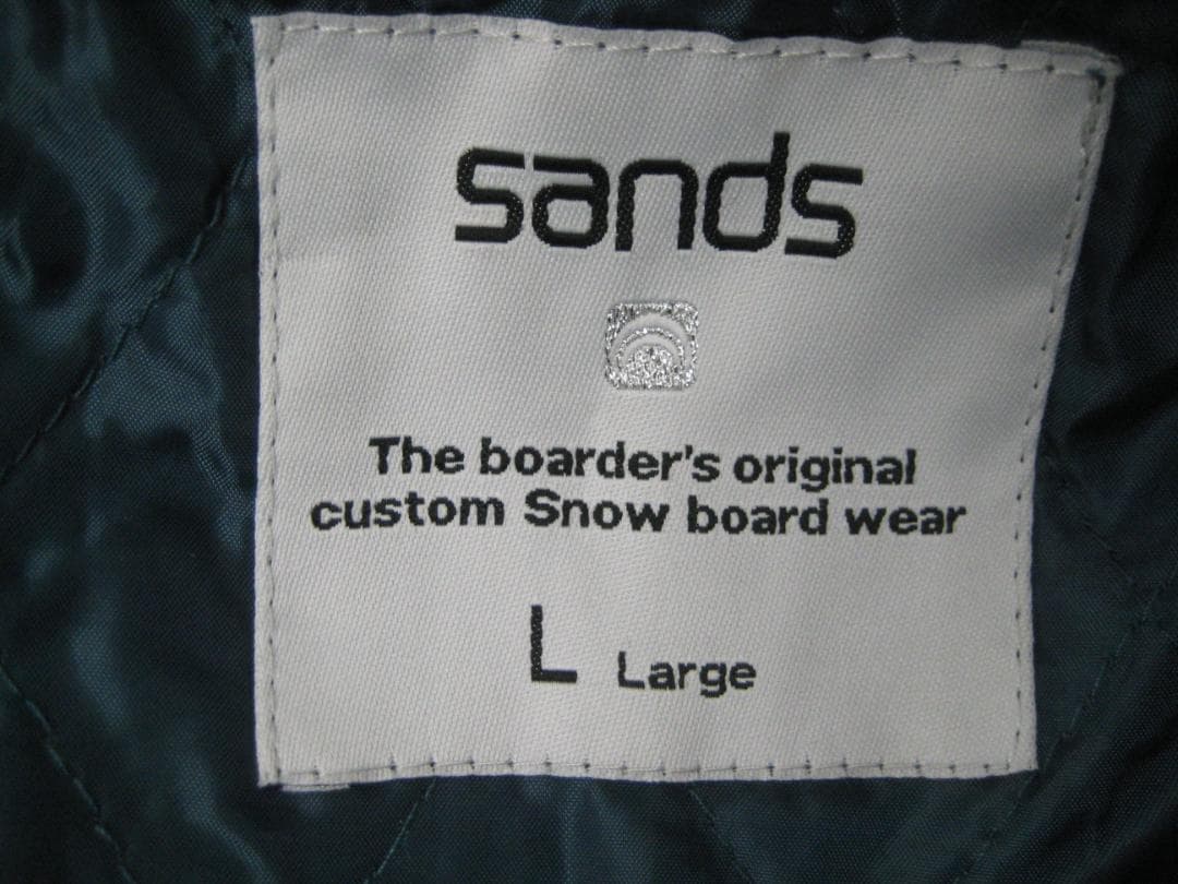 値下げ　美品　sands スノーボードウェア Lサイズ 　未使用　保管品