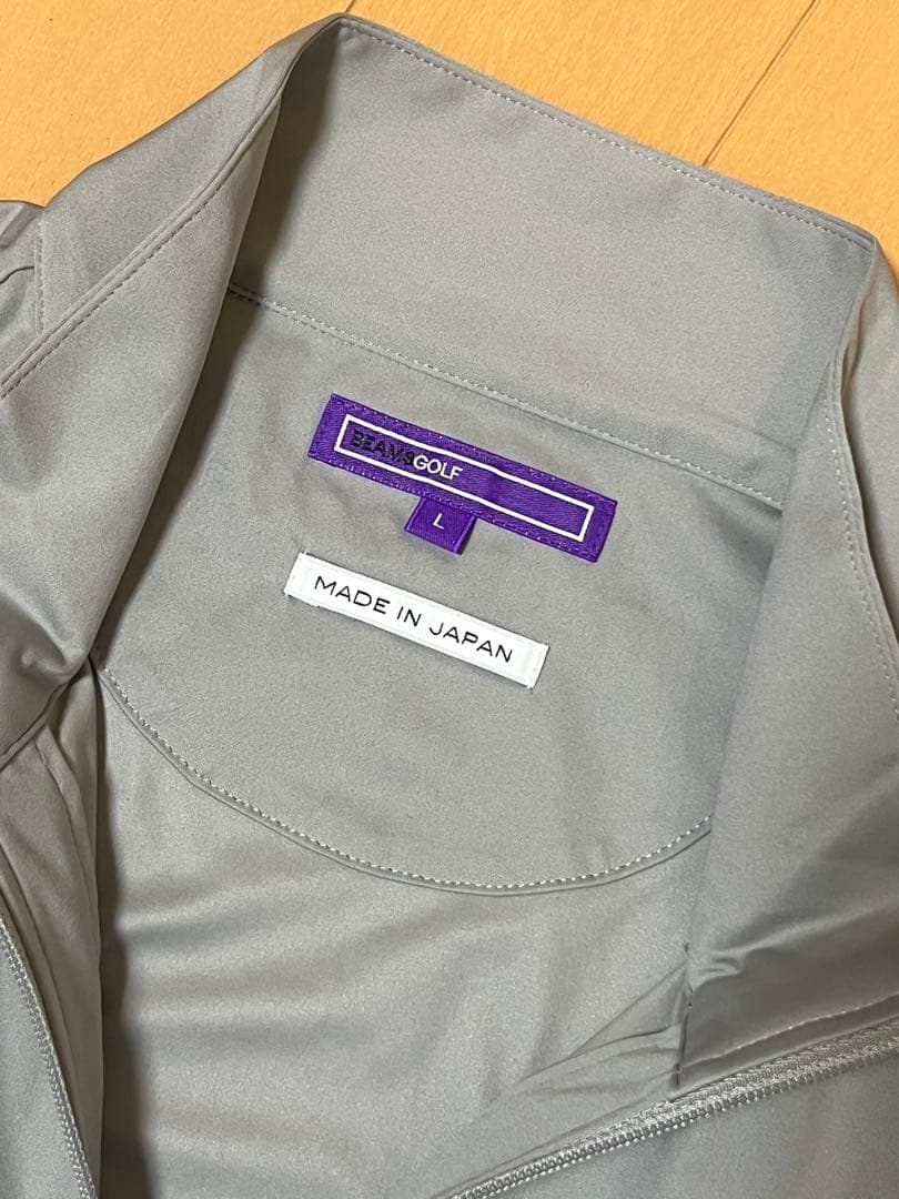 「BEAMS GOLF」 ブルゾン LARGE グレー メンズ【美品】