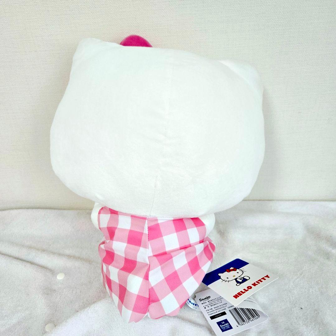 8体セット　ハローキティLLぬいぐるみピンクチェックver.　まとめ売り