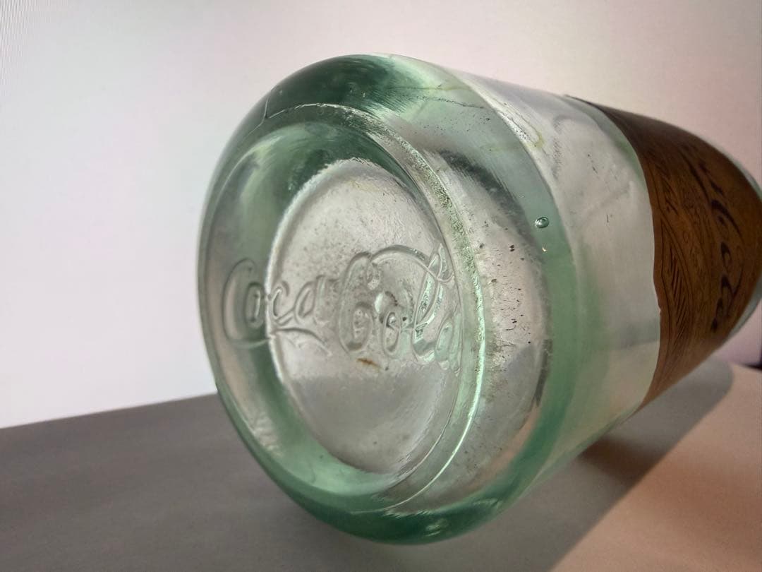 D11 秘蔵品　1900-10年代 コカコーラ ボトル ラベル付　瓶