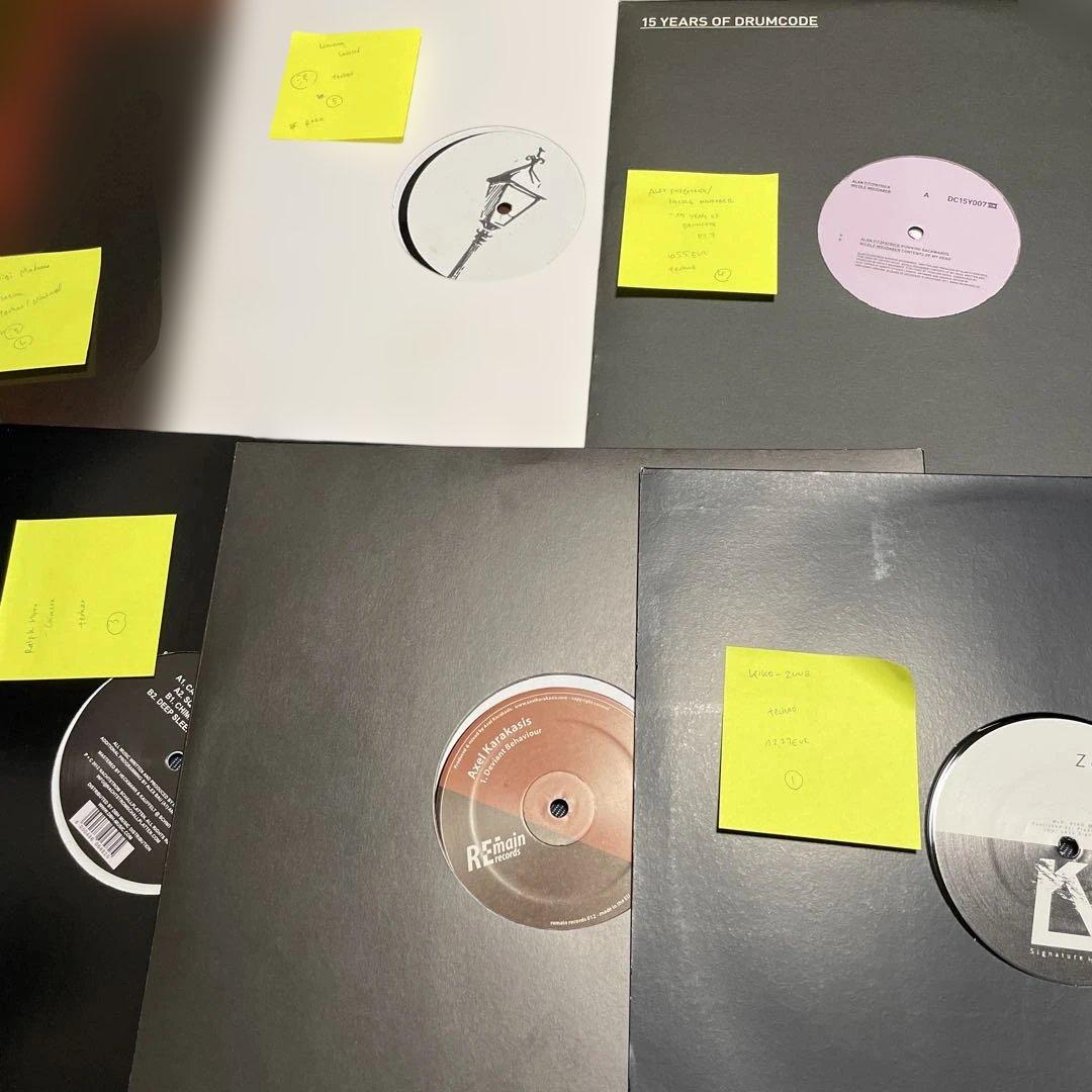 Techno/tech house未使用レコード30枚B