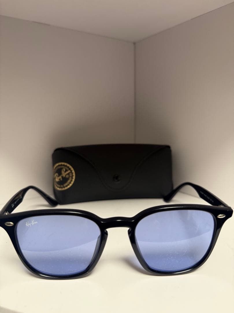 RB4258-F Ray-Ban サングラス ブラック×ブルーレンズ