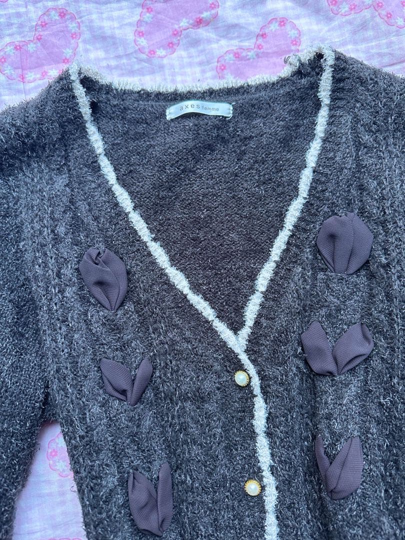 axes　アクシーズ　y2k 00s　coquette 編み上げリボンᥫ᭡
