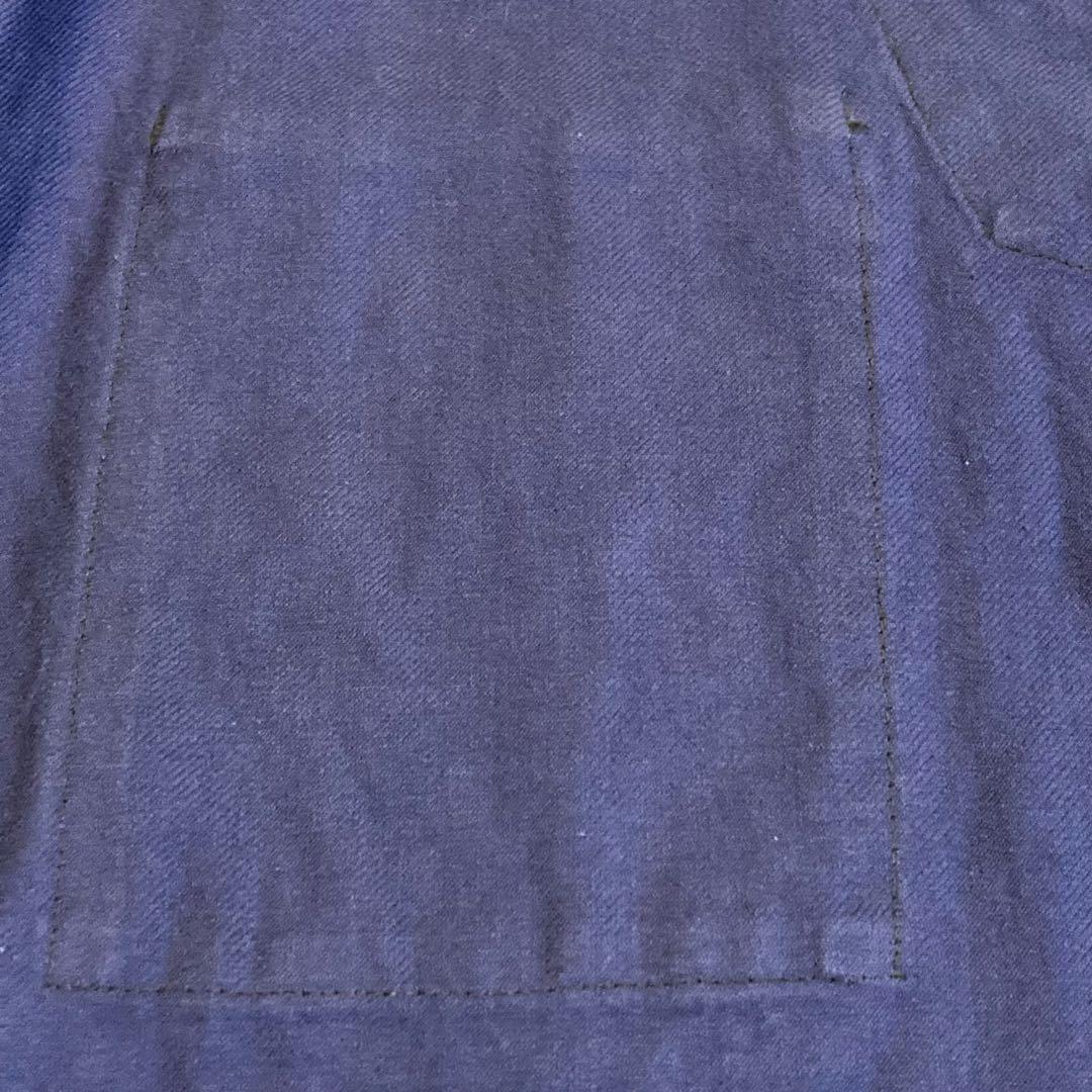 70s ヴィンテージフレンチ LEGLAZIK フィッシャーマンシャツ スモック