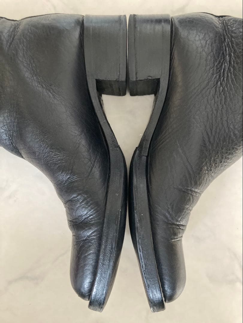 プラダ PRADA ロングブーツ ブラックレザー23.5cm