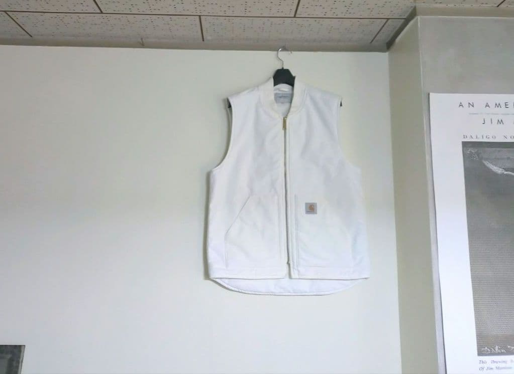 y*n様 ✨⚪Carhartt WIPダックベスト⚪白❴レア❵