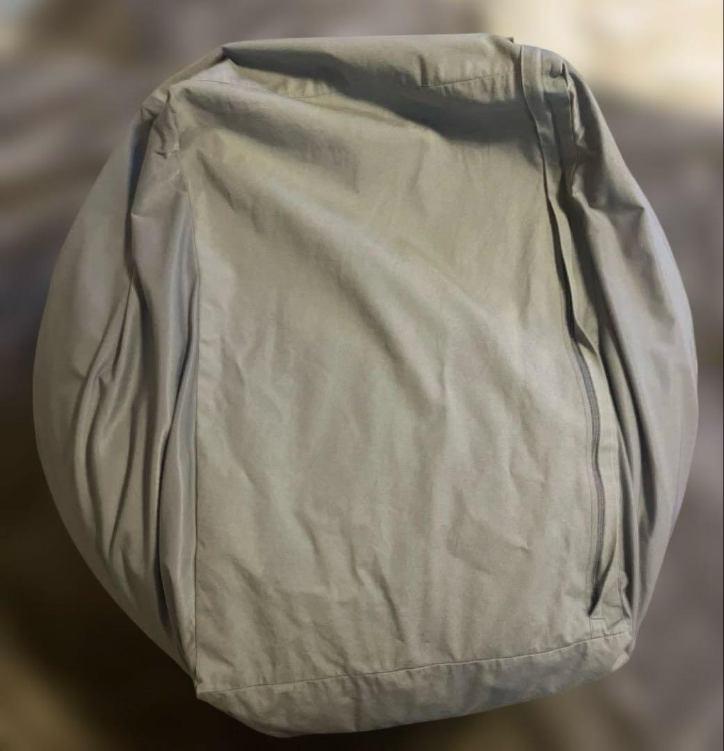 無印良品　ビーズクッション大　人をダメにするソファー グレー
