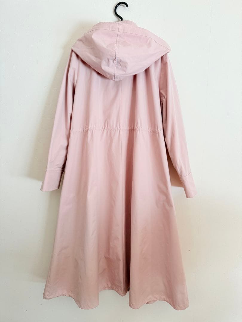 【極美品】JUSGLITTY 撥水ロングフードブルゾン