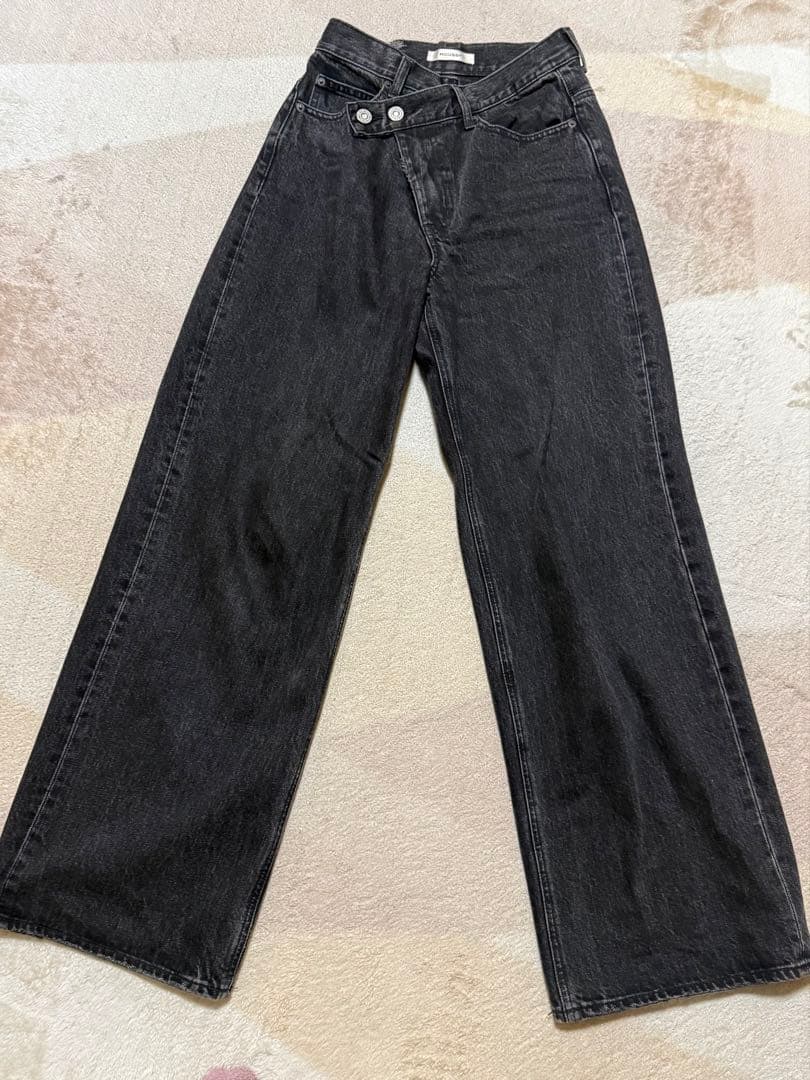 moussy デニム　クロス　ワイド