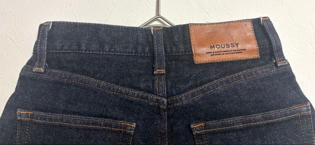 MOUSSY MVS FLARE フレアデニム 濃紺 24インチ
