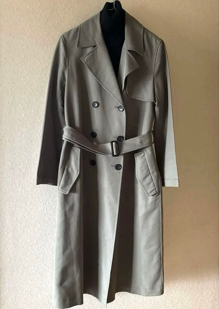 ◆DRESSTERIOR◆日本製 ロング丈 定番トレンチコート 一枚仕立て