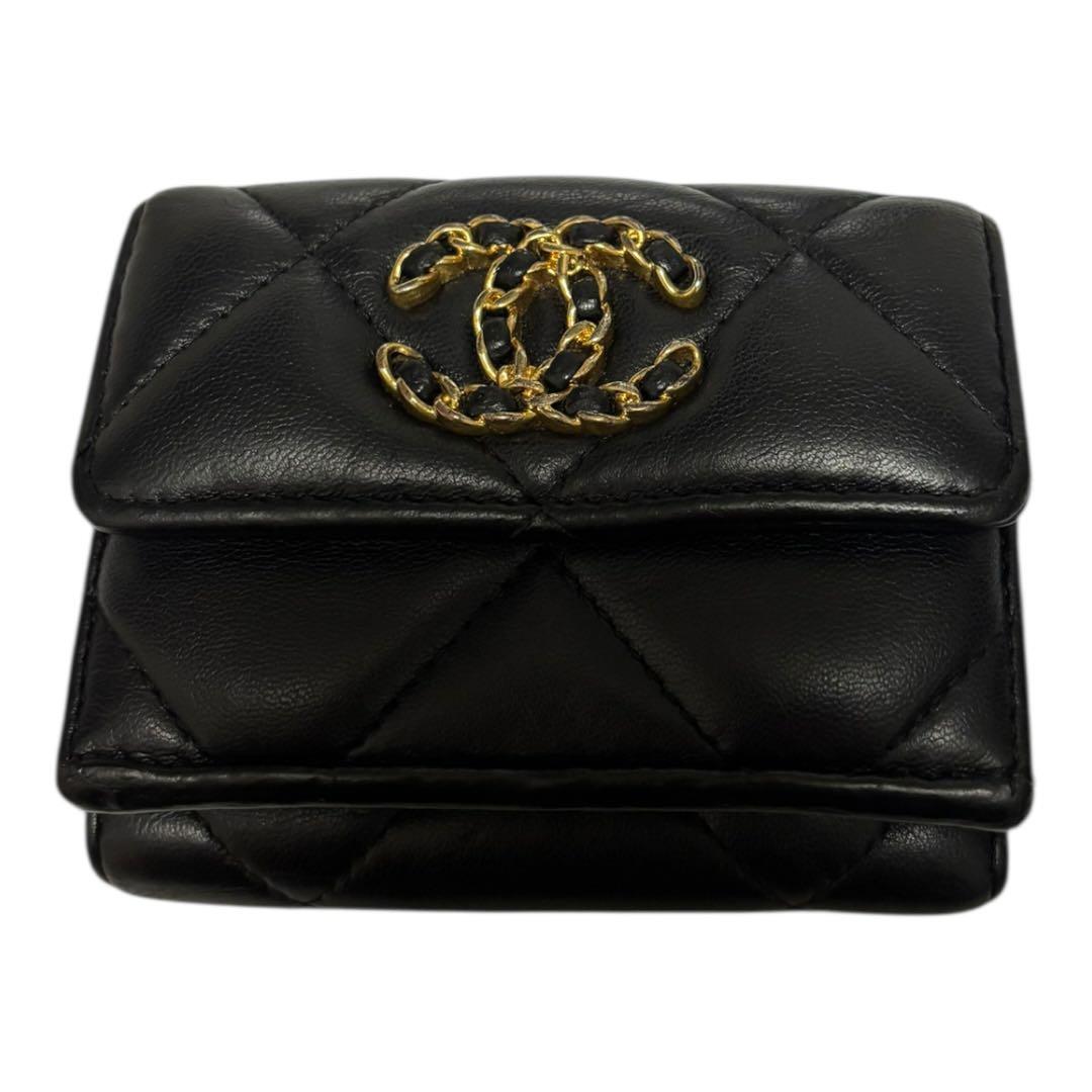【※※まな様】 CHANEL シャネル 三つ折り財布 チェーン