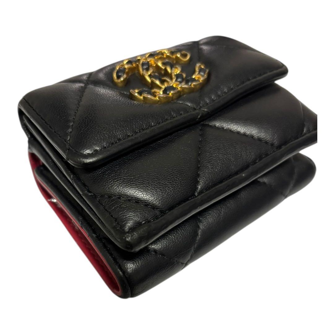 【※※まな様】 CHANEL シャネル 三つ折り財布 チェーン