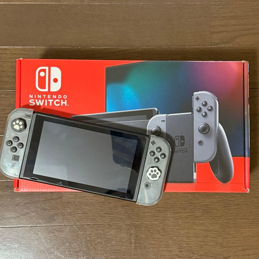 Nintendo Switch 本体　バッテリー強化版 グレー付属品完備