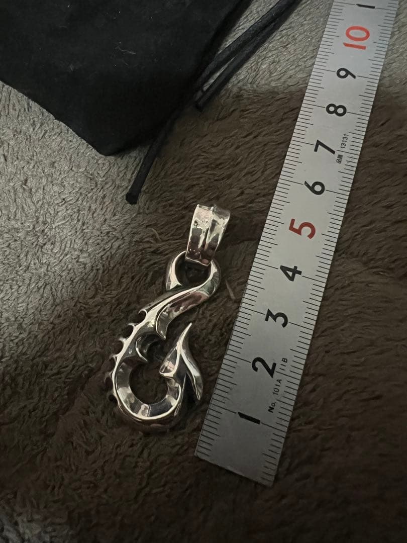 ビルウォール　billwallleather フィッシュフック　925 チャーム
