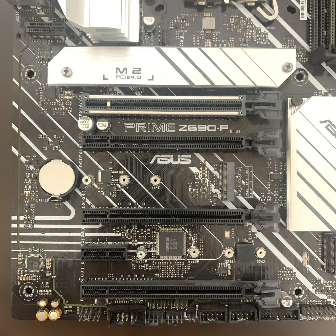 ASUS PRIME Z690-P BIOS起動確認済