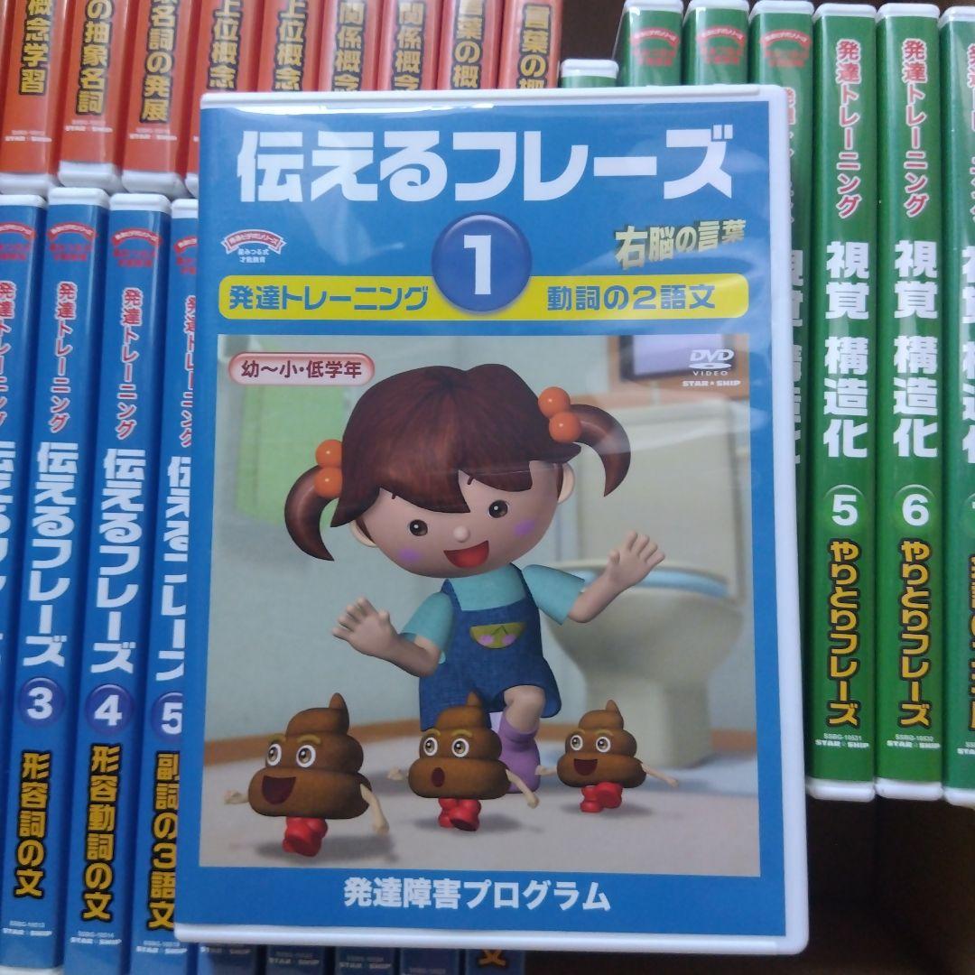 星みつる式　発達障害 療育 言語訓練ST 言葉トレーニングDVD全28巻セット