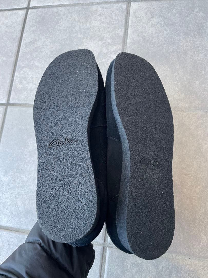 26.5cm Clarks Wallabees ブラック WP