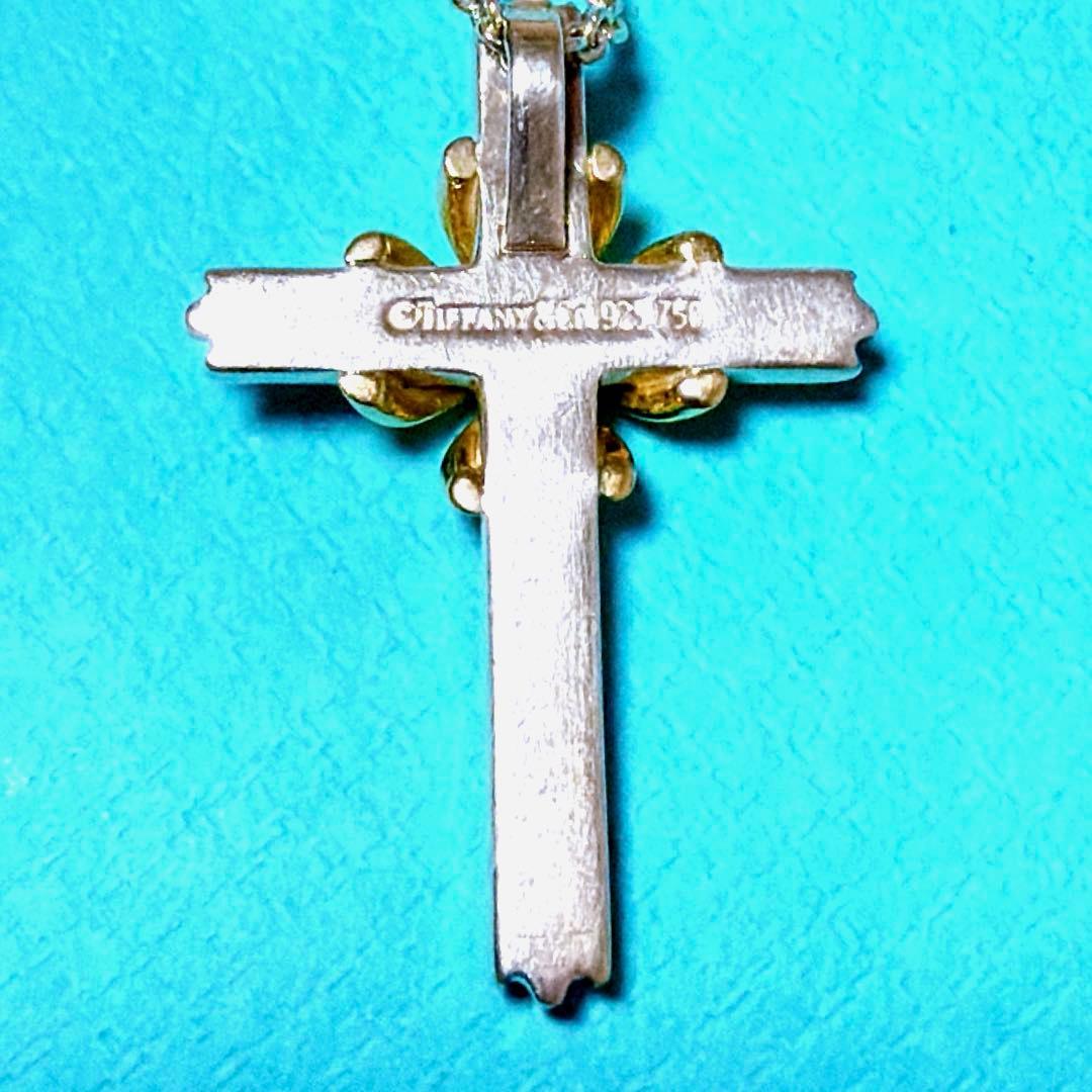 【美品】TIffany ティファニー クロス ネックレス 十字架 SV925
