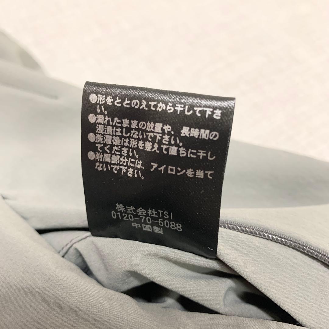5525 golf テーラードジャケット ナイロン グレー ゴルフウェア