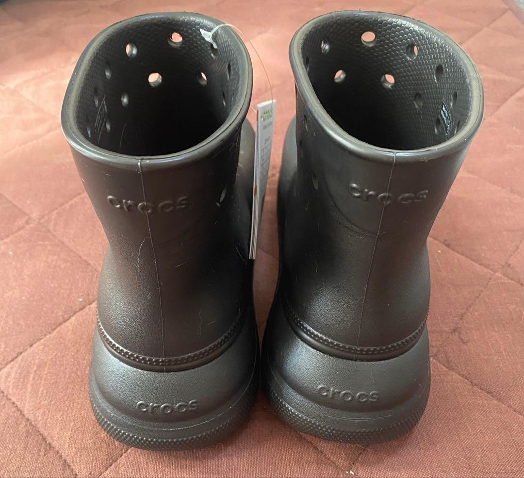 【新品】クロックス crocs クラッシュブーツ レインブーツ 23cm