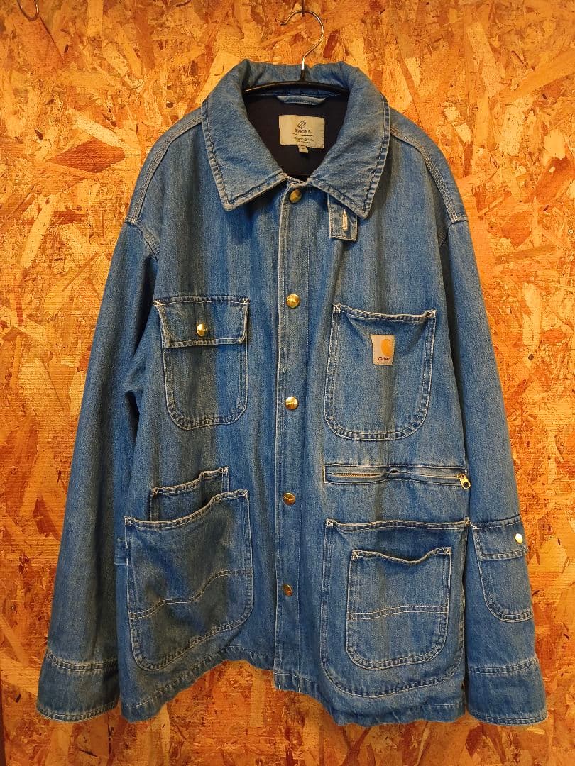 野村訓市美品Carhartt INVINCIBLEDENIM CHORECOAT