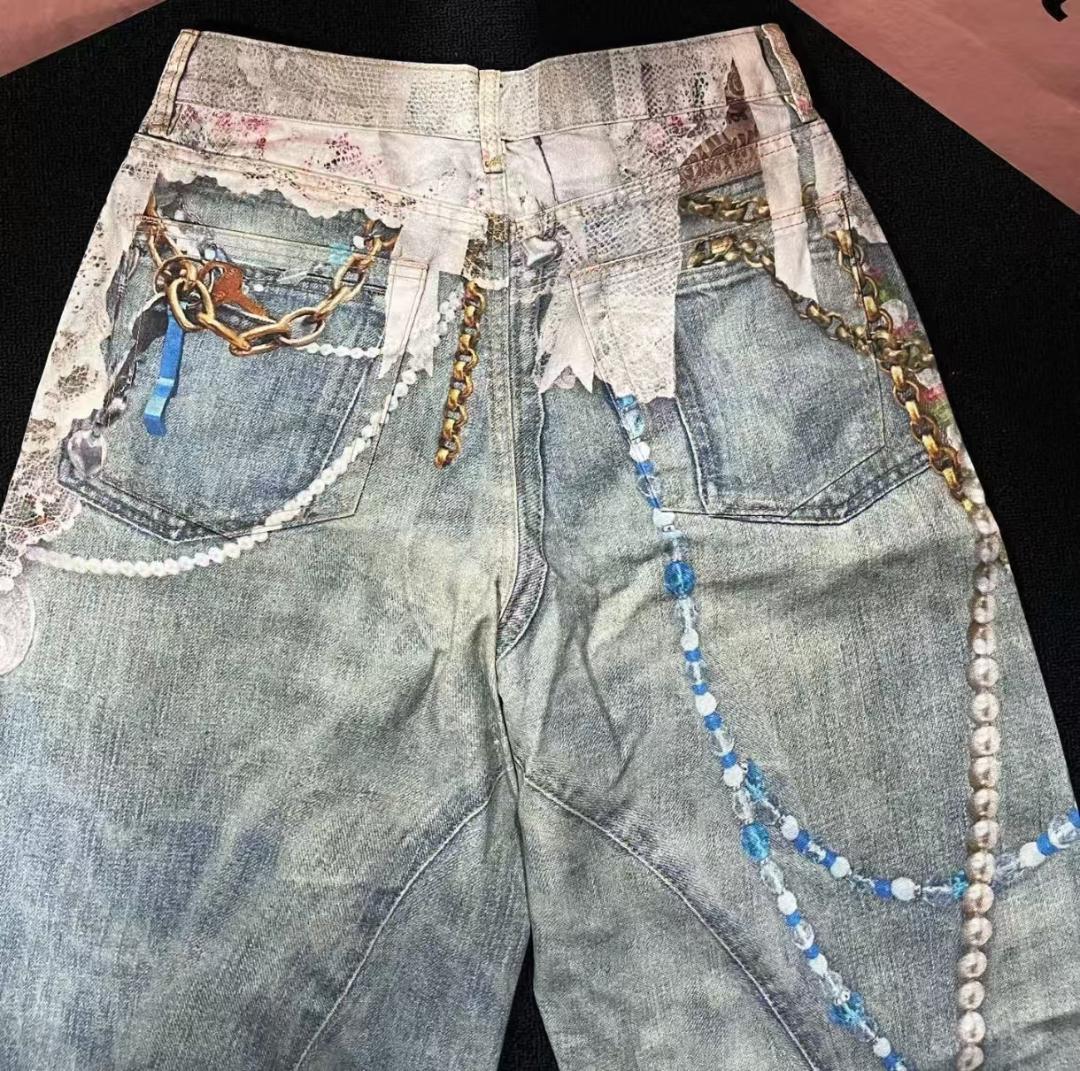 Acne Studios 1981 ルーズフィット デニムパンツ S ブルー