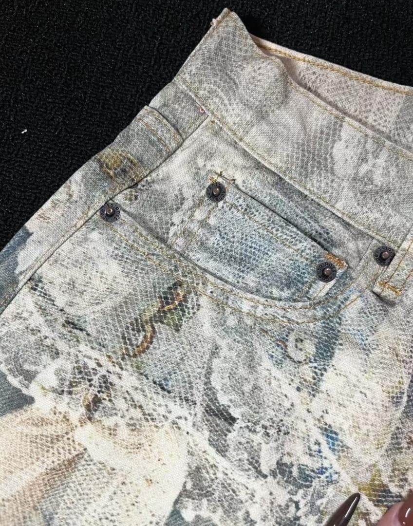 Acne Studios 1981 ルーズフィット デニムパンツ S ブルー