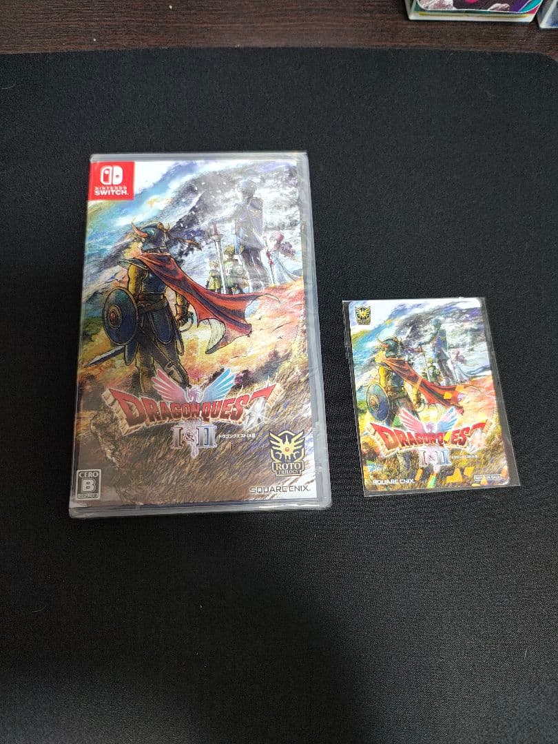 【新品未開封】ドラクエ1・2 switchシュリンク付き　購入特典のカード付き