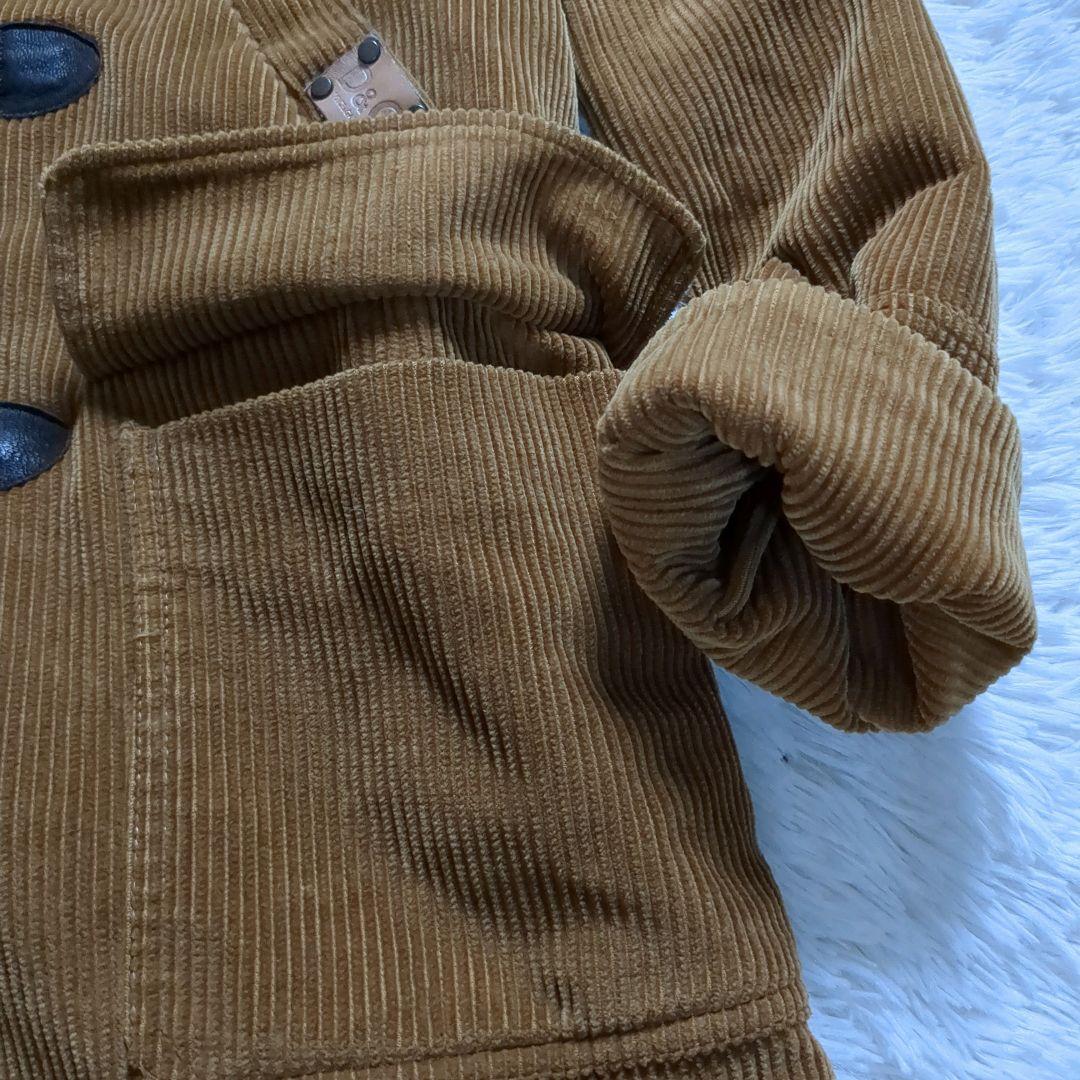 DOLCE&GABBANA ダッフルコート ファー付フード コーデュロイ Y2K