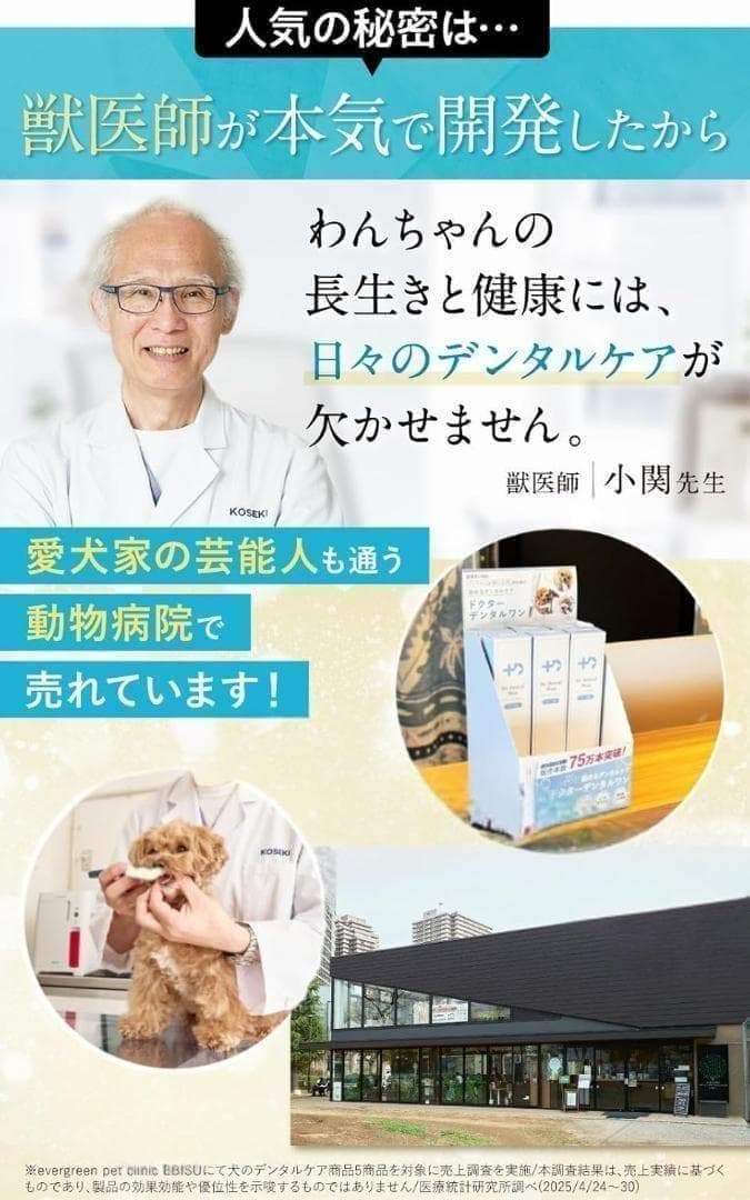 【新品未使用】 ドクター デンタルワン 2個セット 犬 歯磨き 人気 ビーフ味