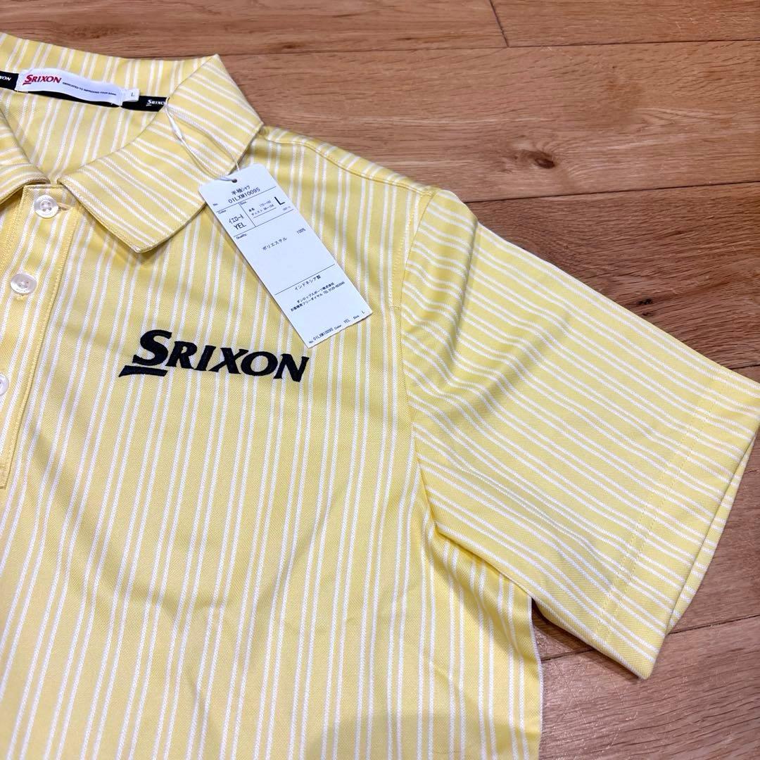 SRIXON★オシャレなLEXUSレクサス刺繍ロゴ ゴルフウェア★新品未使用★L