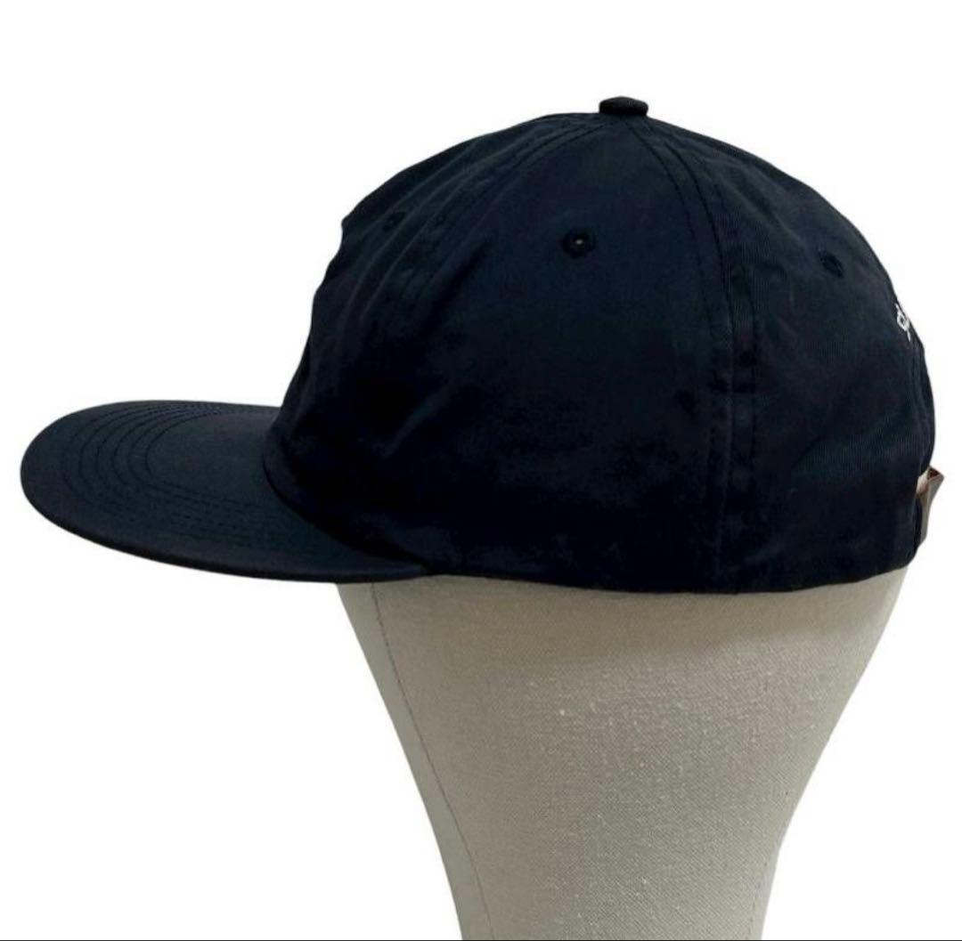 【美品】Supreme Sロゴ 6パネル ベースボールキャップ ネイビー 紺